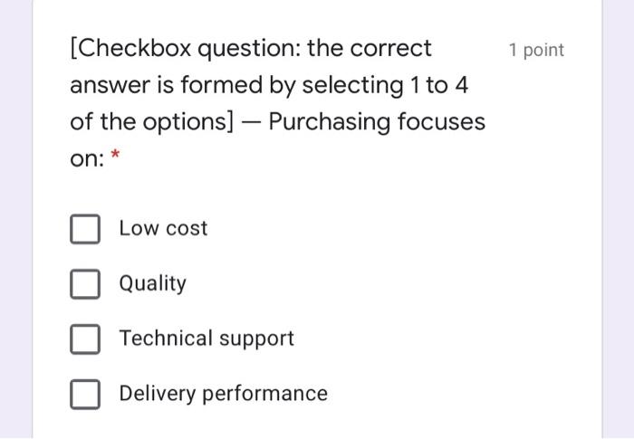 Solved 1 point [Checkbox question: the correct answer is | Chegg.com