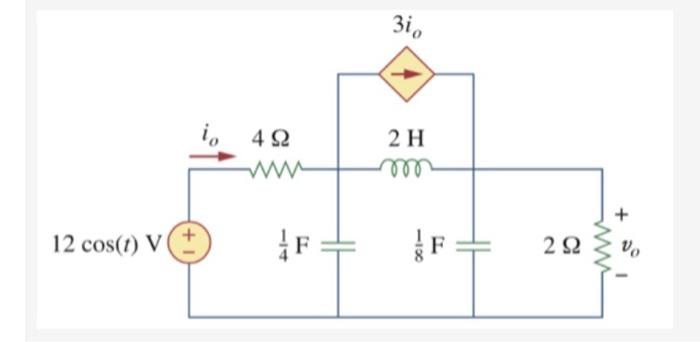 Solved Find Vo | Chegg.com