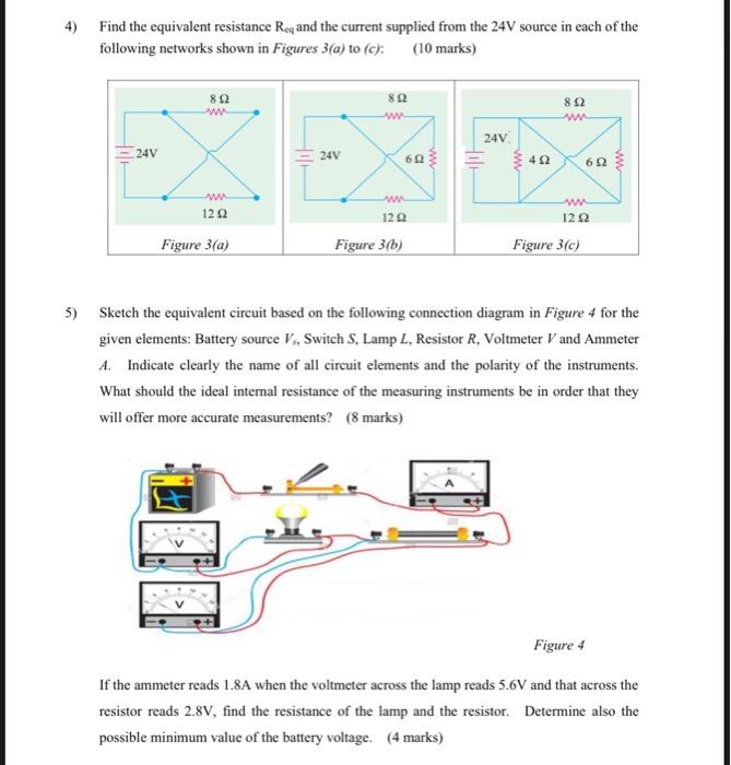 Solved 1) The total charge (9) entering a circuit element is | Chegg.com
