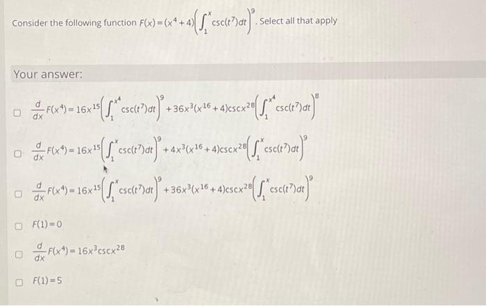 Solved Consider The Following Function | Chegg.com