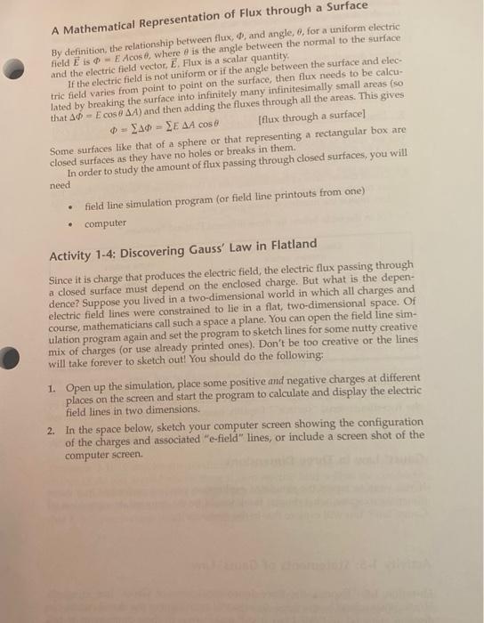 Solved PRELAB PREPARATION SHEET FOR LAB 2ELECTRIC FIELDS,