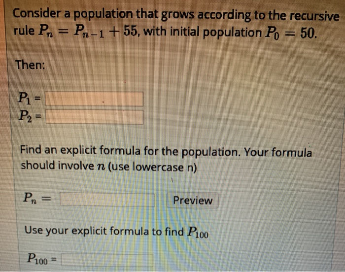 Solved Consider A Population That Grows According To The | Chegg.com