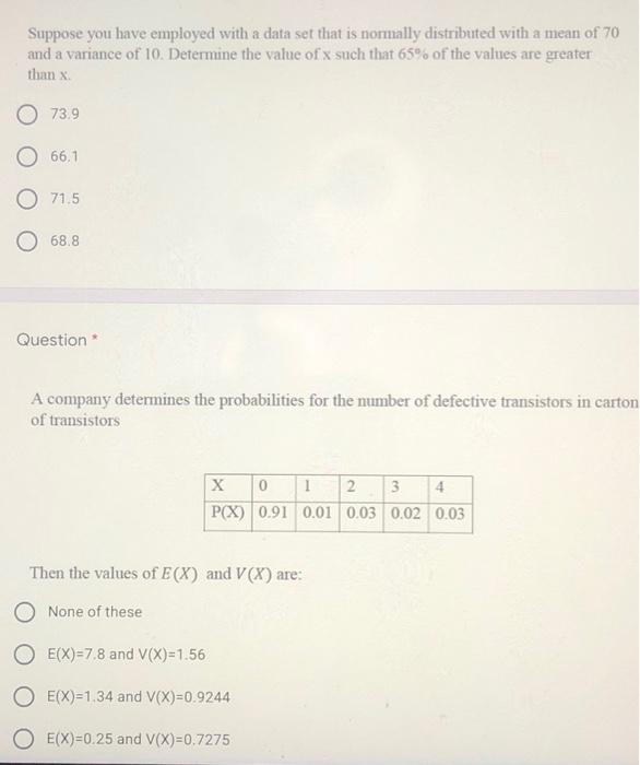 Solved Suppose you have employed with a data set that is | Chegg.com