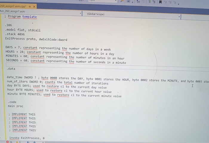 can you convert c++ languge to assembly languge by | Chegg.com