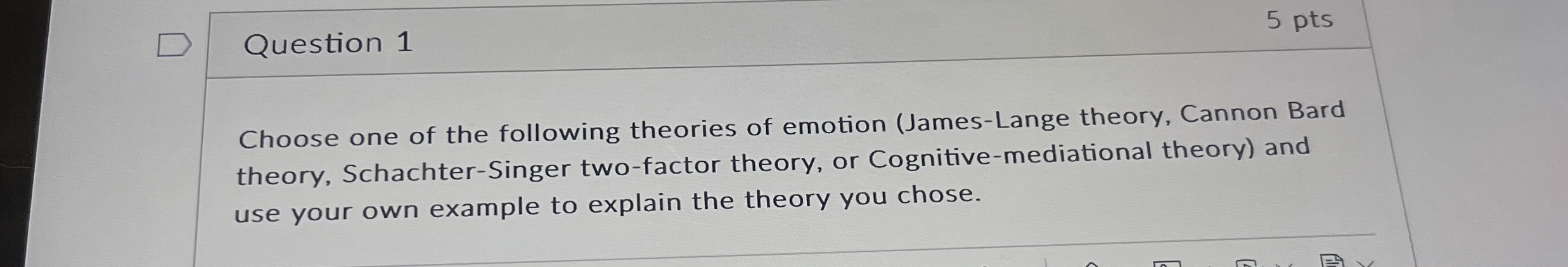 Solved Question 15 ﻿ptsChoose one of the following theories | Chegg.com