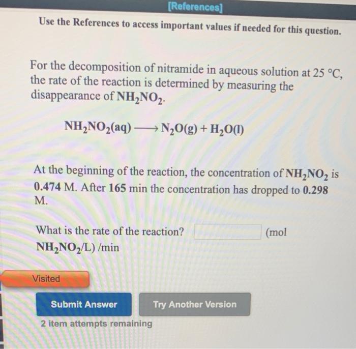 Solved [References] Use the References to access important | Chegg.com