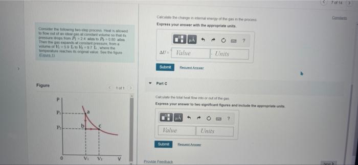 Solved Part A Consider the following two-step process Heat | Chegg.com
