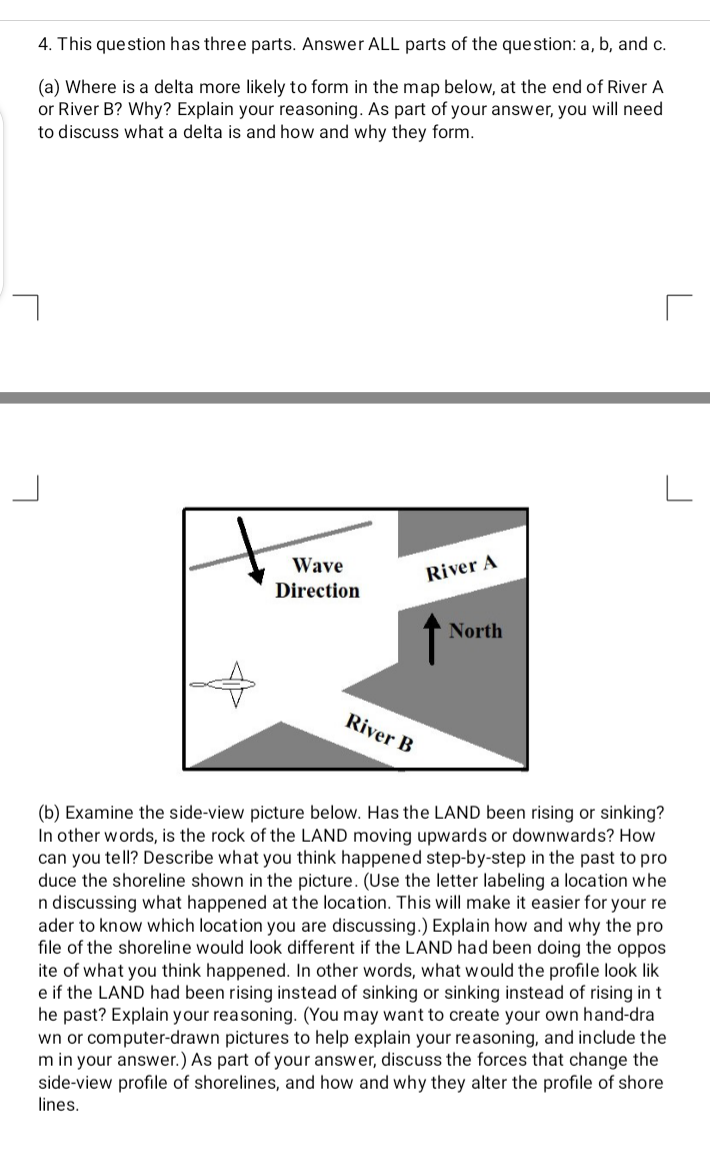 Solved 4. This question has three parts. Answer ALL parts of | Chegg.com