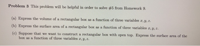 Solved Problem 3 This problem will be helpful in order to | Chegg.com