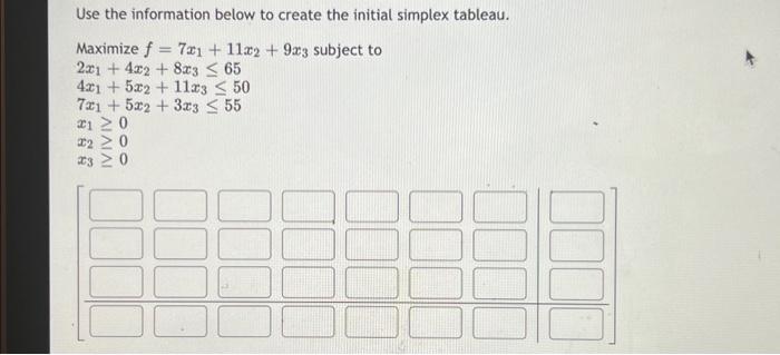Solved Using the information below to create the initial | Chegg.com