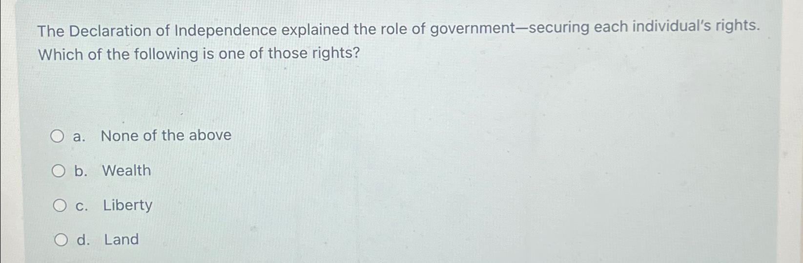declaration of independence explained simply