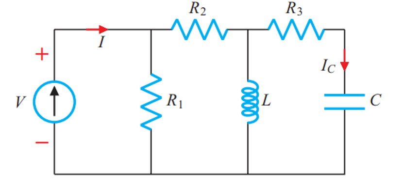 Solved Find the transfer function I/V of the circuit. | Chegg.com