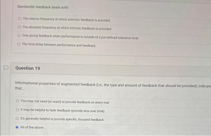 Solved Feedback from a coach that instructs the leamer to | Chegg.com