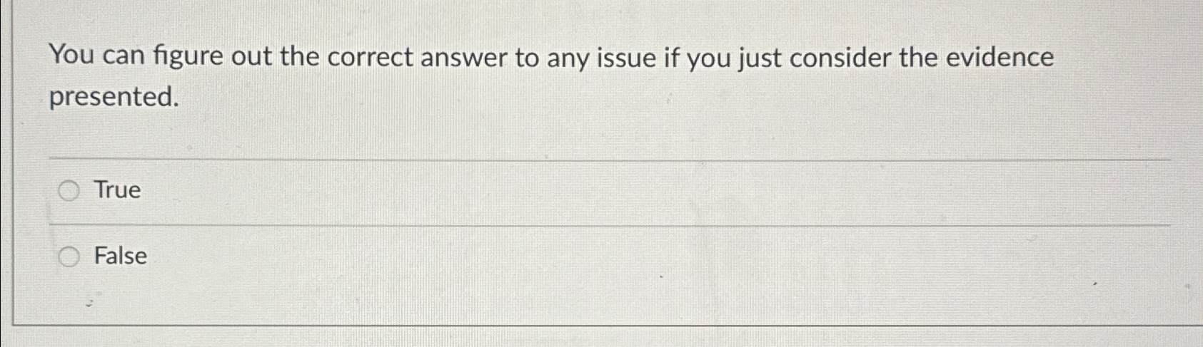 Solved You can figure out the correct answer to any issue if | Chegg.com