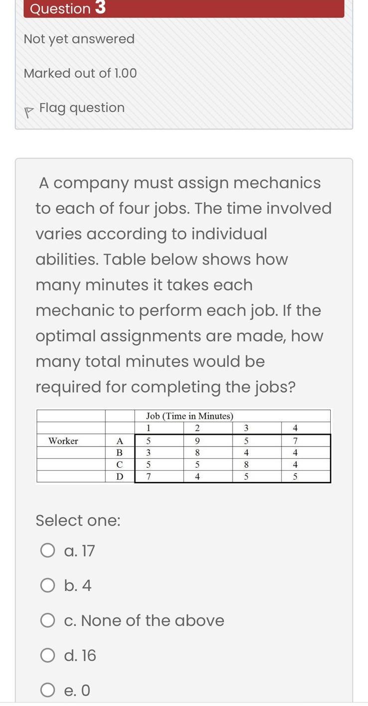 Solved Question 10 Not yet answered Marked out of 1.00 p | Chegg.com