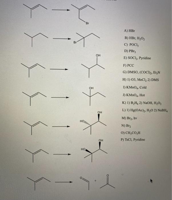 Solved Br Bo A Hbo B Hbr H O C Poci D Pbr E Soci Chegg Com