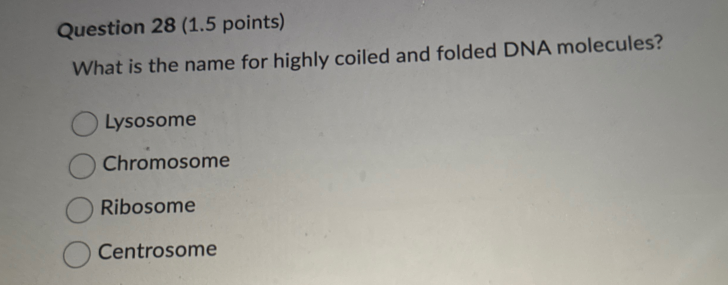 Solved Question 28 (1.5 ﻿points)What is the name for highly | Chegg.com