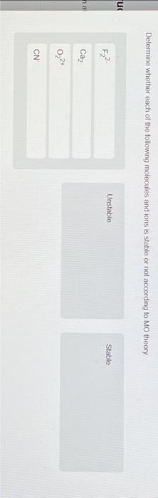 Solved Determine whether each of the following molecules and | Chegg.com