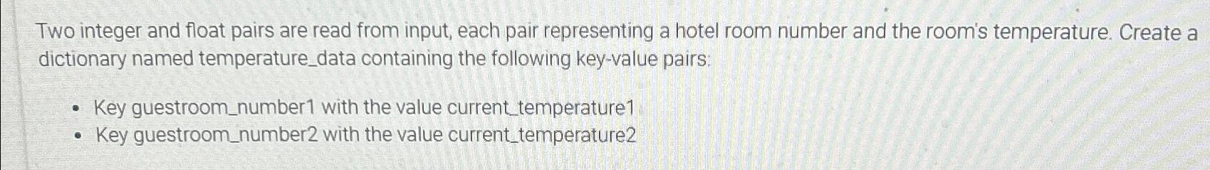 Solved Two integer and float pairs are read from input, each | Chegg.com