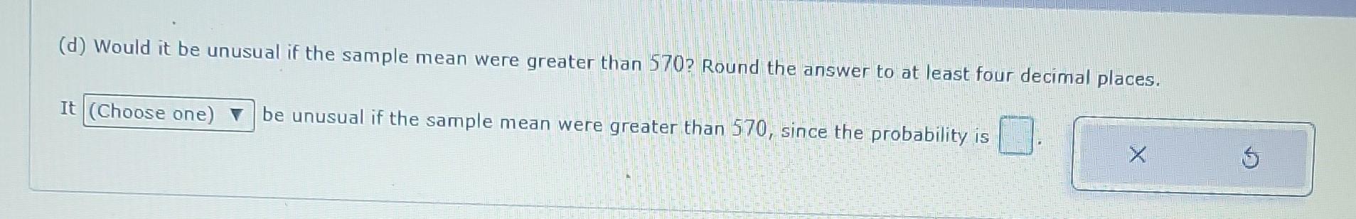 Solved SAT scores: Assume that in a given year the mean | Chegg.com