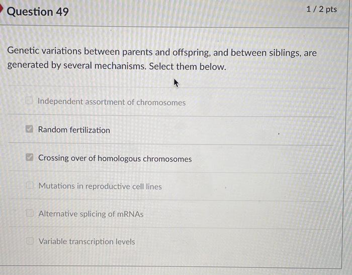 Solved Question 36 1.5 / 2 pts Select the true statements | Chegg.com