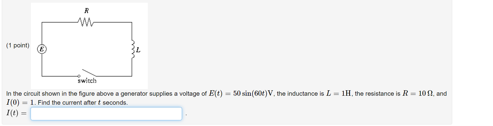 Solved In the circuit shown in the figure above a generator | Chegg.com