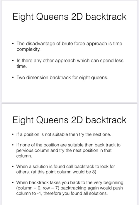 Solved In C++2 Dimension of 8 queens problemWrite a program | Chegg.com