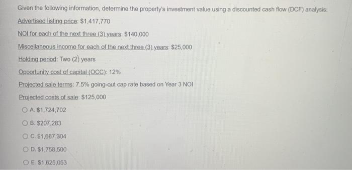 Solved Given the following information, determine the | Chegg.com