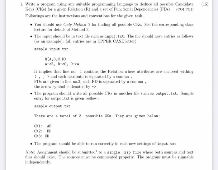 Solved Write a program using any suitable programming | Chegg.com