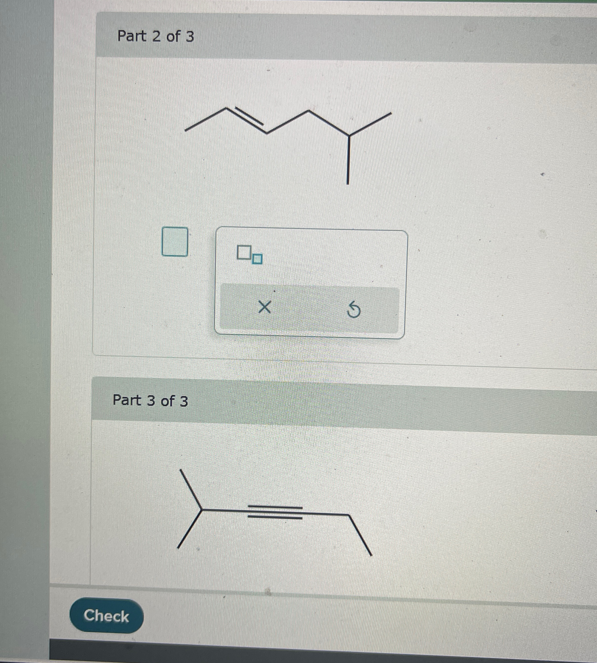 Solved Provide the molecular formula for each of the | Chegg.com