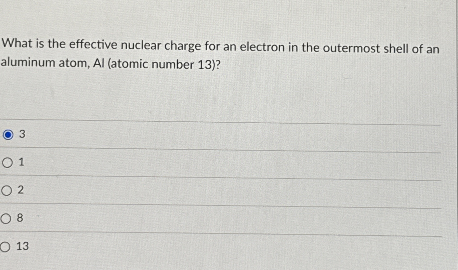 Solved What is the effective nuclear charge for an electron | Chegg.com