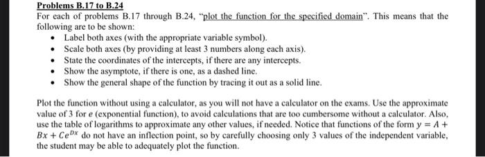 Solved Problems B.17 To B.24 For Each Of Problems B.17 | Chegg.com