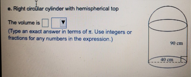 Solved Find The Volume Of Each Of The Following Figures. | Chegg.com