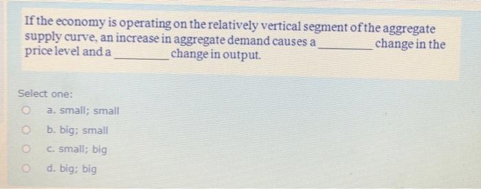 Solved A decrease in the required reserve ratio Select one: | Chegg.com
