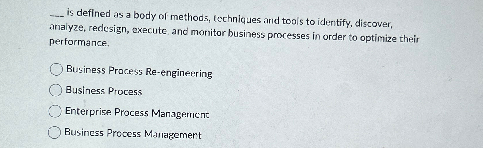 Solved Is Defined As A Body Of Methods, Techniques And Tools | Chegg.com