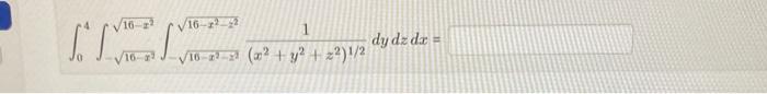 int sqrt 16 x 2