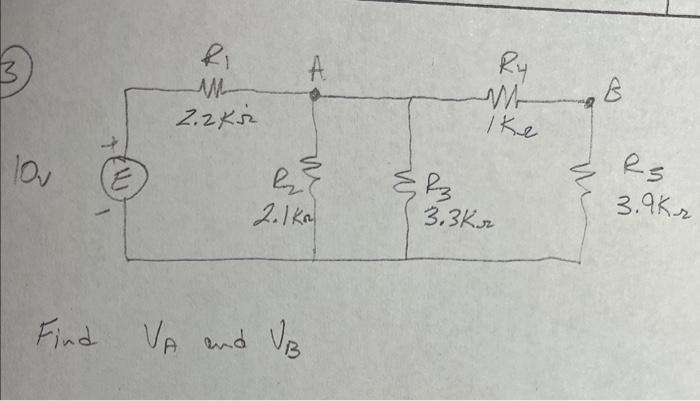 Solved Find VA And VB | Chegg.com