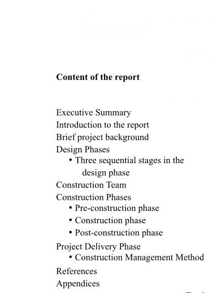 Solved Assignment Task in Brief Building construction is a 