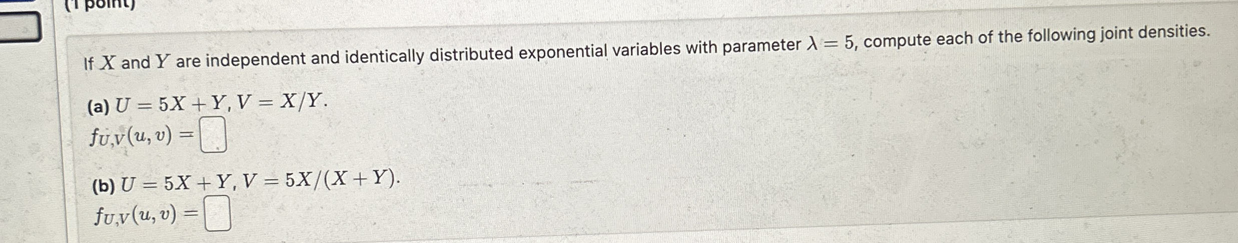 Solved If x ﻿and Y ﻿are independent and identically | Chegg.com