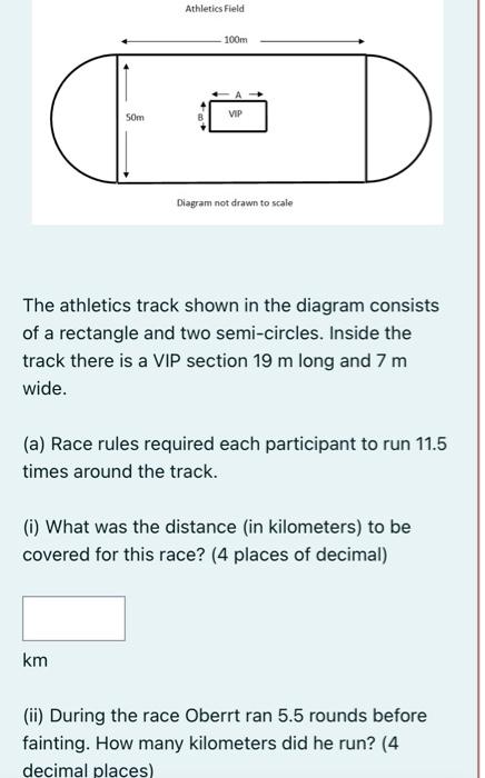 track and field layout dimensions