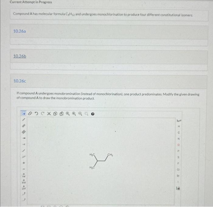 Solved Compound A Has Molecular Formula C H And Undergoes Chegg Com