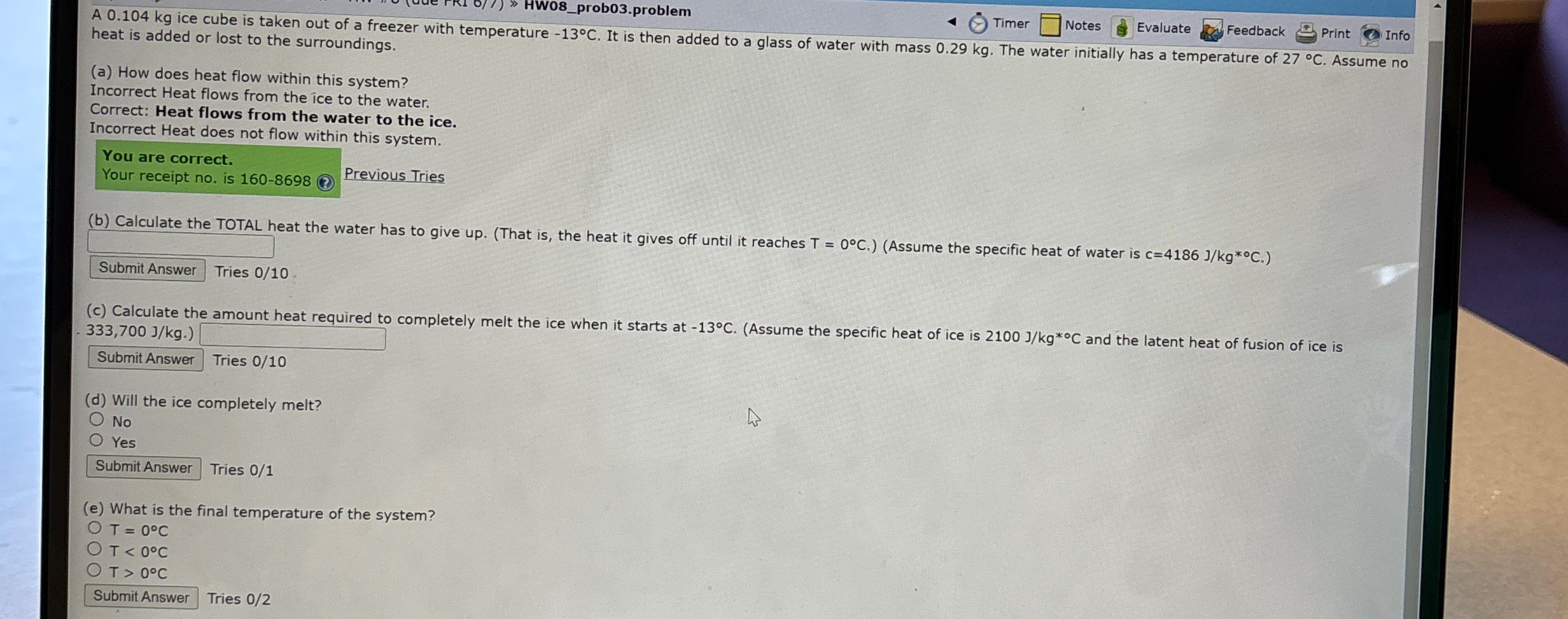 [Solved]: HW08_prob03.problem (10)/(7) 8_prob03.problem Time