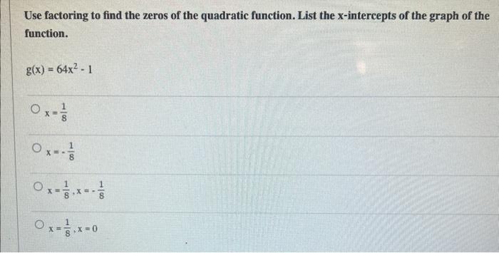 how to find the zeros of a function by factoring