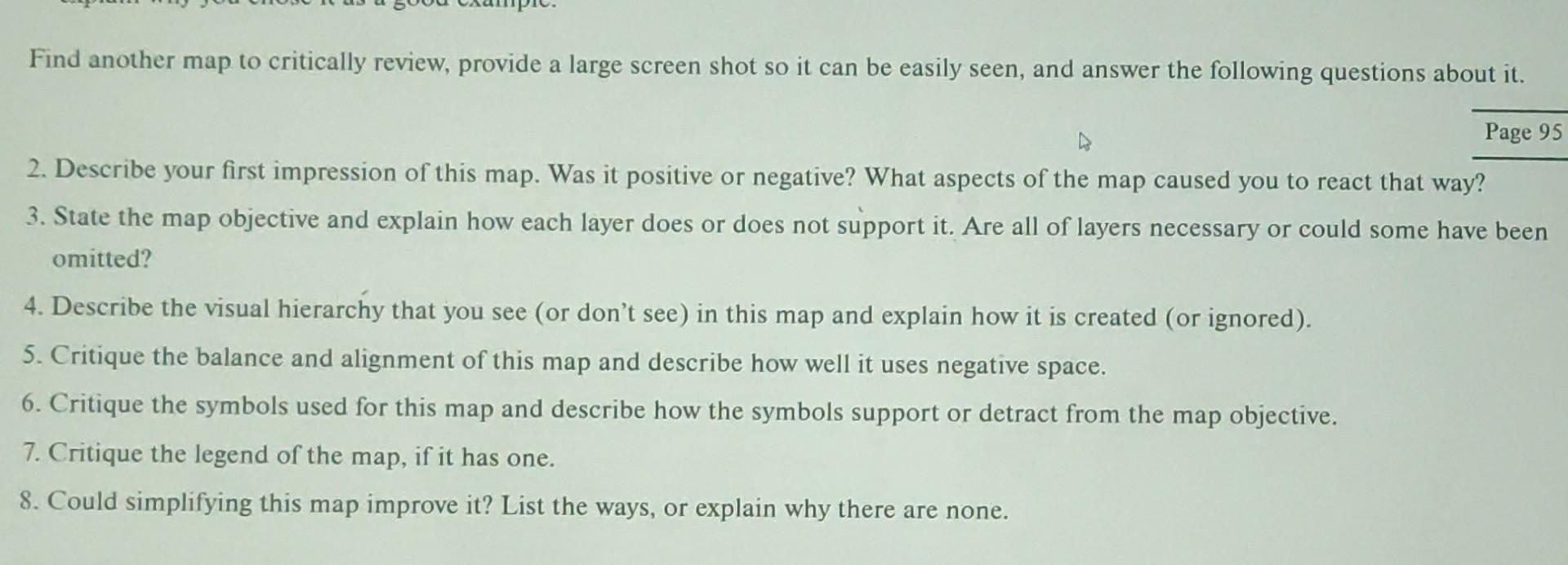 Solved Note Answer Only If You Provide The Map Pic And Chegg Com