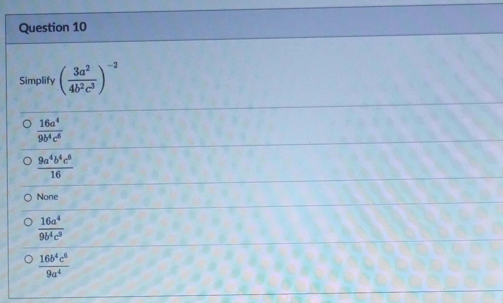 Solved Question 10 | Chegg.com