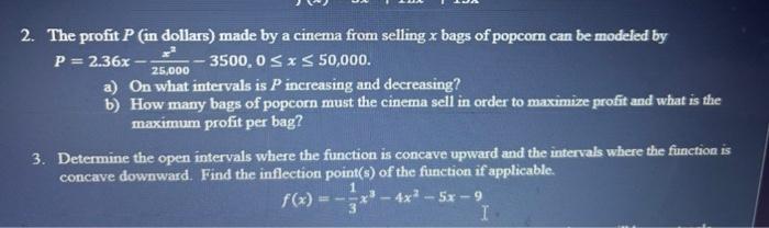 Solved Directions: Show your work for each question. You | Chegg.com