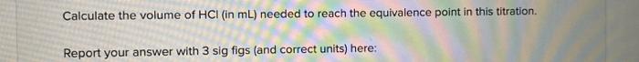 titration experiment questions and answers