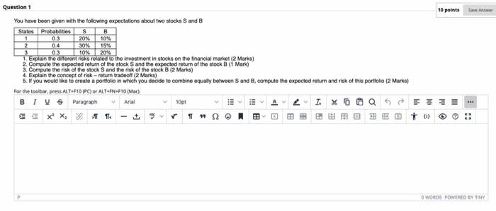 Solved Save Question 1 10 points You have been given with | Chegg.com