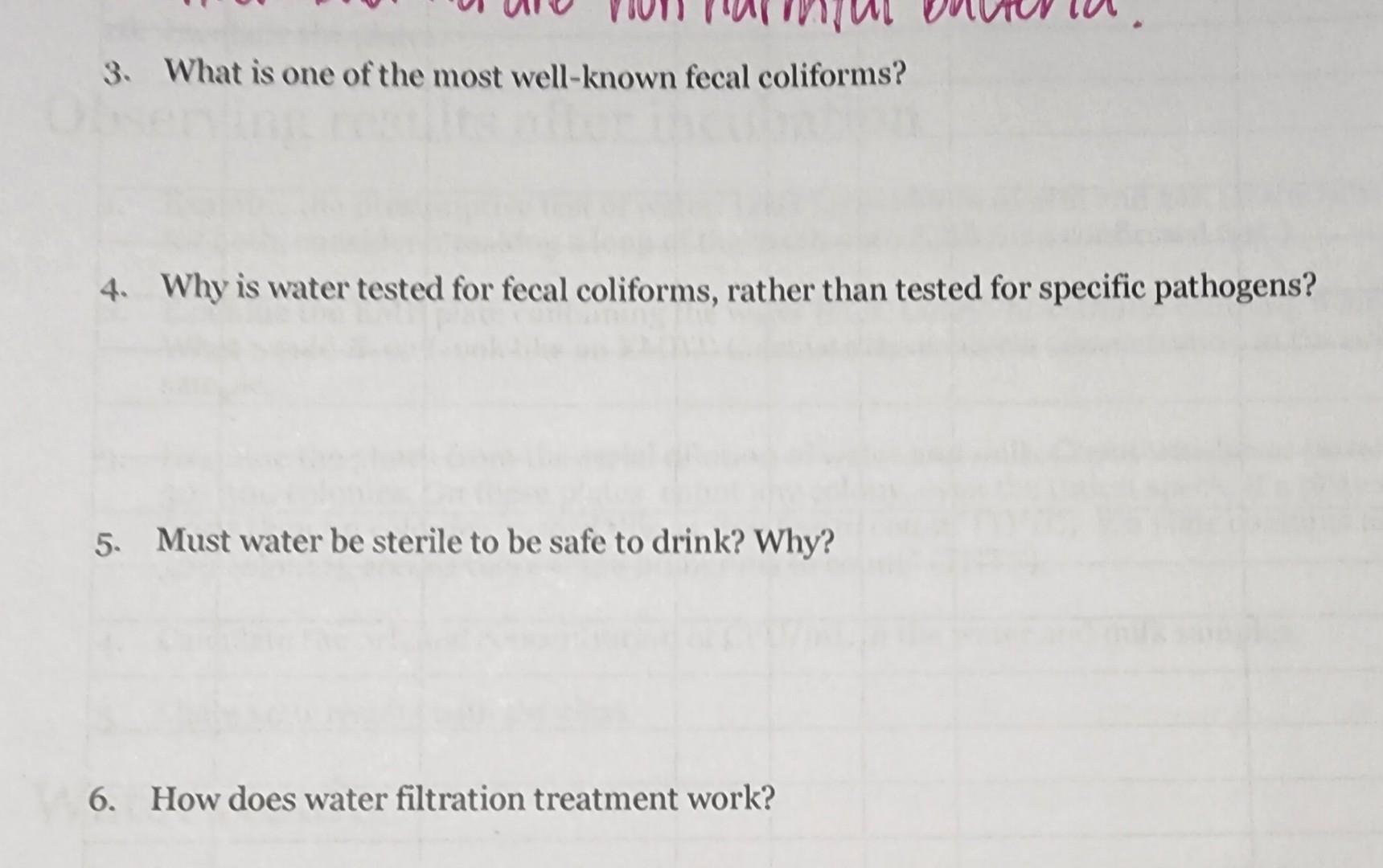 Solved 3. What is one of the most well-known fecal | Chegg.com