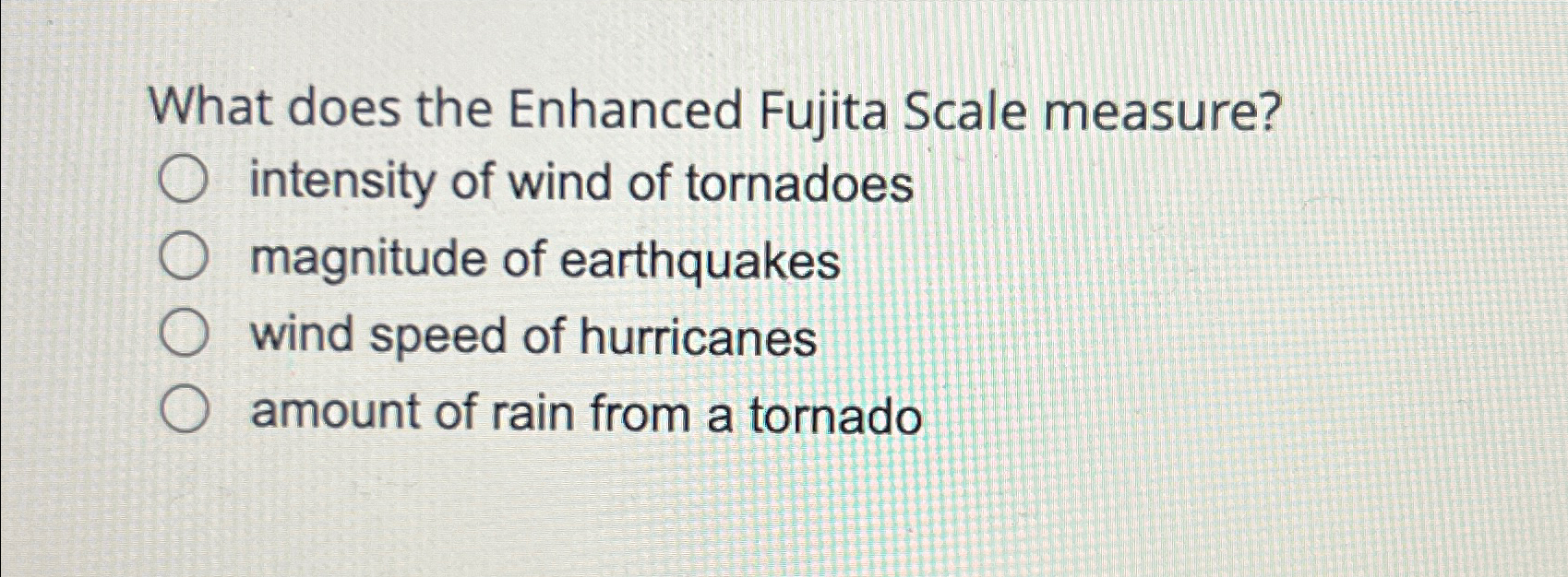 Earthquake fujita scale